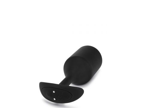 B-VIBE VIBRATING SNUG PLUG 5 BLACK - 5