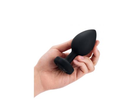 B-VIBE VIBRATING JEWEL PLUG XXL BLACK - 3