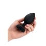 B-VIBE VIBRATING JEWEL PLUG XXL BLACK - 4