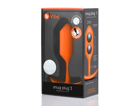 B-VIBE SNUG PLUG 3 ORANGE - 5