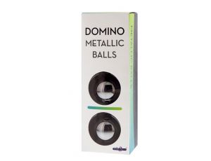 DOMINO METALLIC BALLS - SILVER