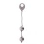 DOMINO METALLIC BALLS - SILVER - 3