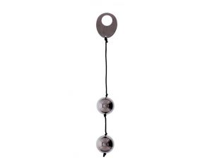 DOMINO METALLIC BALLS -CHROME BLACK