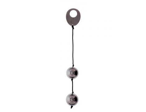 DOMINO METALLIC BALLS -CHROME BLACK