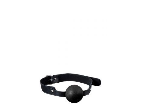 GP SOLID SILICONE BALL GAG BLACK - 2