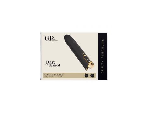 Wibrator bullet Crave Guilty Pleasure złoty USB 10 trybów wodoodporny - 5