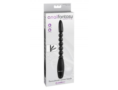 ANAL FANTASY COLLECTION FLEXA-PLEASER POWER BEADS BLACK - 3
