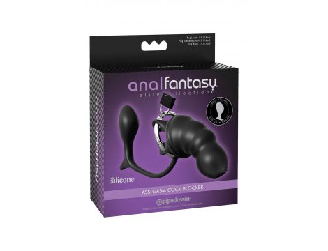 ANAL FANTASY ELITE ASS-GASM COCK BLOCKER BLACK - 2