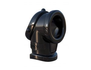 FANTASY C-RINGZ COCK PIPE WITH BALL-STRETCHER BLACK