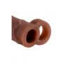 FANTASY X-TENSIONS PERFECT 2 INCH EXTENSION WITH BALL STRAP BROWN - 2