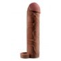 FANTASY X-TENSIONS PERFECT 2 INCH EXTENSION WITH BALL STRAP BROWN - 5