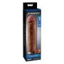 FANTASY X-TENSIONS PERFECT 2 INCH EXTENSION WITH BALL STRAP BROWN - 4