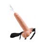 FETISH FANTASY SERIES 7 INCH SQUIRTING HOLLOW STRAP-ON LIGHT - 5