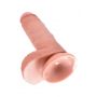Dildo King Cock 18 cm z jądrami jasne Pipedream - 5