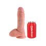 Dildo realistyczne King Cock 20 cm z jądrami Pipedream jasny - 3