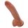 King Cock 9 inch Balls Tan