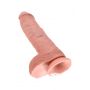 Dildo realistyczne King Cock 25 cm z jajami jasne Pipedream - 3