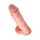 Dildo realistyczne King Cock 25 cm z jajami jasne Pipedream