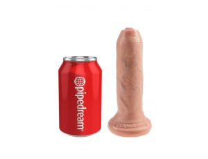 Dildo King Cock 6 cali nieobrzezany jasny
