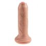 Dildo King Cock 6 cali nieobrzezany jasny - 4