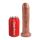 Dildo realistyczne King Cock nieobritzane 18 cm opalony