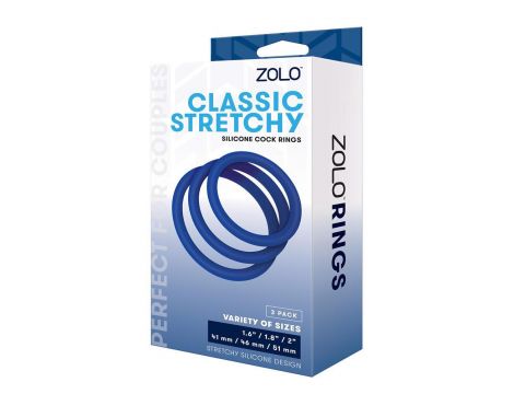 ZOLO CLASSIC STRETCHY SILICONE COCK RING - 2