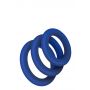 ZOLO EXTRA THICK SILICONE COCK RING 3 PK - 3