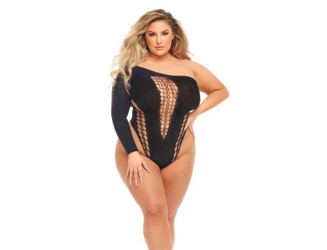 DOLLAR SIGN BODYSUIT BLACK, QUEEN - 2