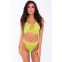 FESTIVAL FLIRT 2PC BRA SET GREEN, M/L - 2