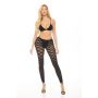 CHECKERED UP 2PC BRA SET BLACK, OS - 2