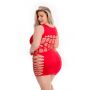 DYNAMITE DIVA DRESS RED, PLUS SIZE - 2