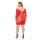 ANIMAL INSIDE DRESS RED, PLUS SIZE