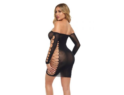 DIAMOND DRIPPIN DRESS BLACK, OS - 2