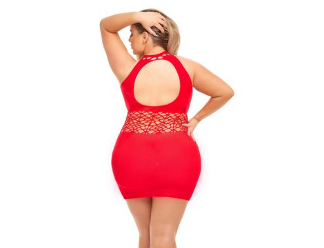 RICH B PHASE DRESS RED, QUEEN