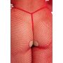 RISQUE CROTCHLESS BODYSTOCKING RED, M/L - 3