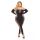 DIAMOND DRIPPIN BODYSTOCKING BLACK, QUEEN