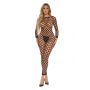SWIPE RIGHT CROTCHLESS BODYSTOCKING BLACK, OS - 2