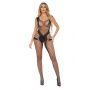 CATCH FEELINGS CROTCHLESS BODYSTOCKING BLACK, OS - 2