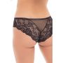 SURRENDER CROTCHLESS PANTY BLACK, M/L - 4