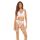 BOMBSHELL BOUDOIR PEEK A BOO WIRE 3 PC SET WHT, L