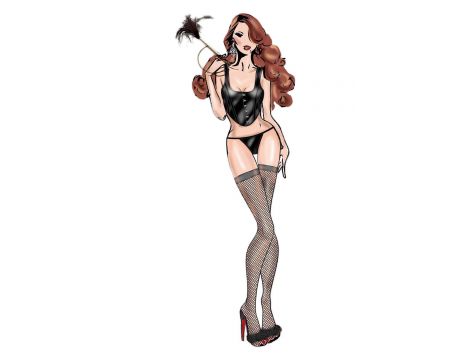 BOMBSHELL BOUDOIR HOOK UP FRONT CORSET SET BLACK, M - 4