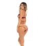 WALK AWAY CROTCHLESS TEDDY BURGUNDY, S/M - 3