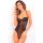 SLAY WITH ME LACE TEDDY BLACK, M/L