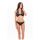 MIDNIGHT HALTER 2PC BRA SET BLACK, M/L