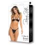 I LIKE IT ROUGH 2PC BRA G SET BLACK, S/M - 5