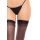 SHEER THIGH HIGHS BLACK, OS