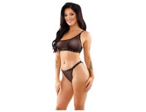 BAD BITCH BLING BRALETTE & BIKINI PANTY, S/M