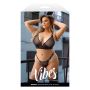 BADDIE LONGLINE MESH BRALETTE & PANTY, Q/S - 4