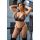 BADDIE LONGLINE MESH BRALETTE & PANTY, Q/S