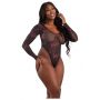 BABYGIRL HIGH MESH BODYSUIT WITH SNAP CLOSURE, Q/S - 2